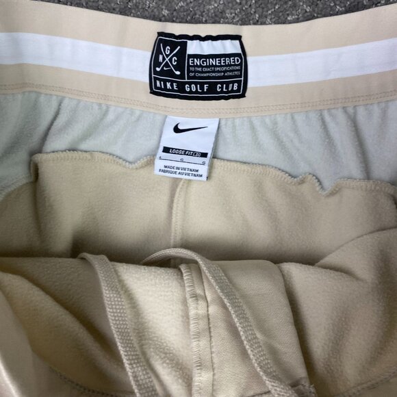 Nike Golf Club Sweatpants Joggers Men's Large Sand Drift Engineered FQ1162-126 - Picture 7 of 14
